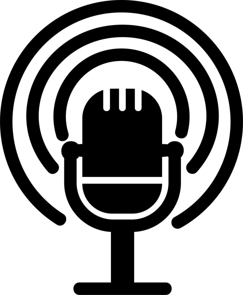 Broadcast Vector Icon