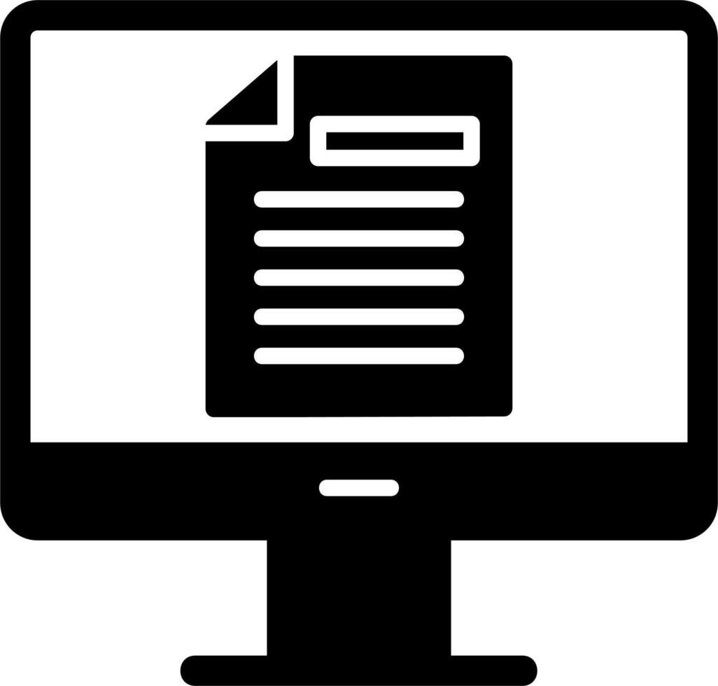 Online Test Vector Icon