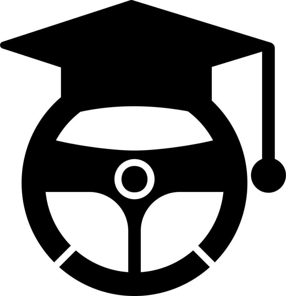 conducción colegio vector icono