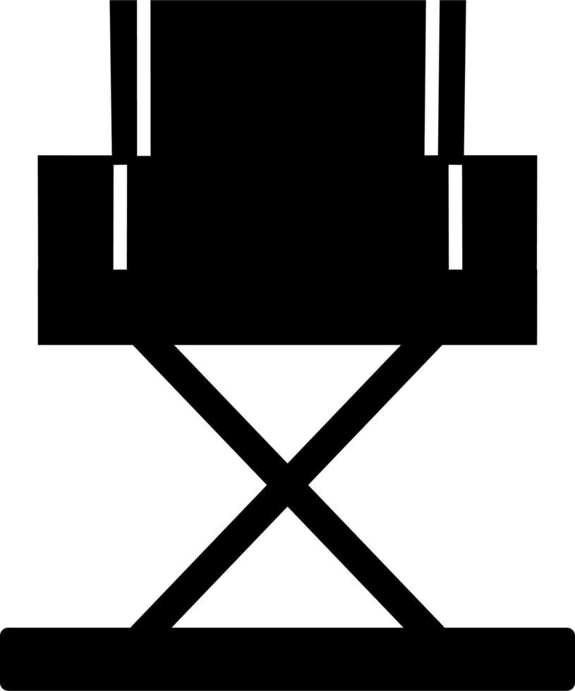 icono de vector de silla de director