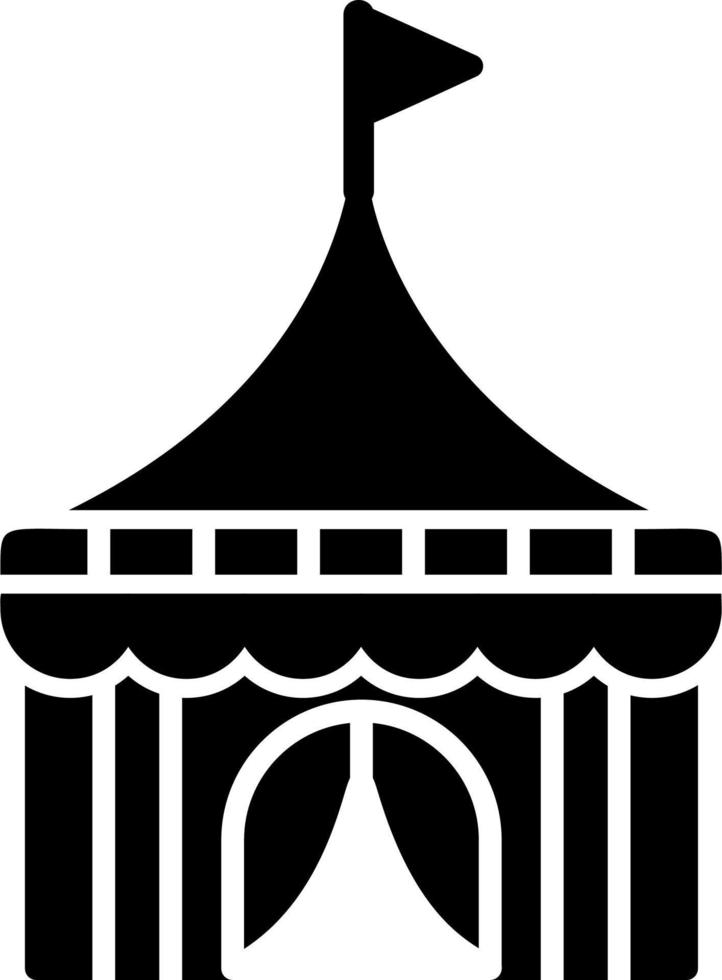 Circus Tent Vector Icon