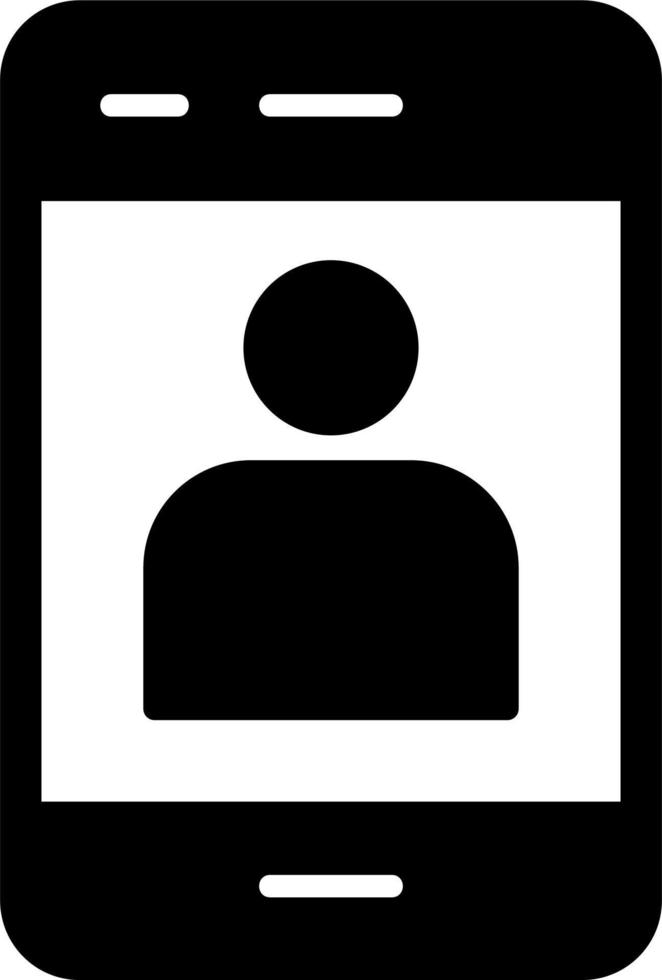 Mobile User Vector Icon