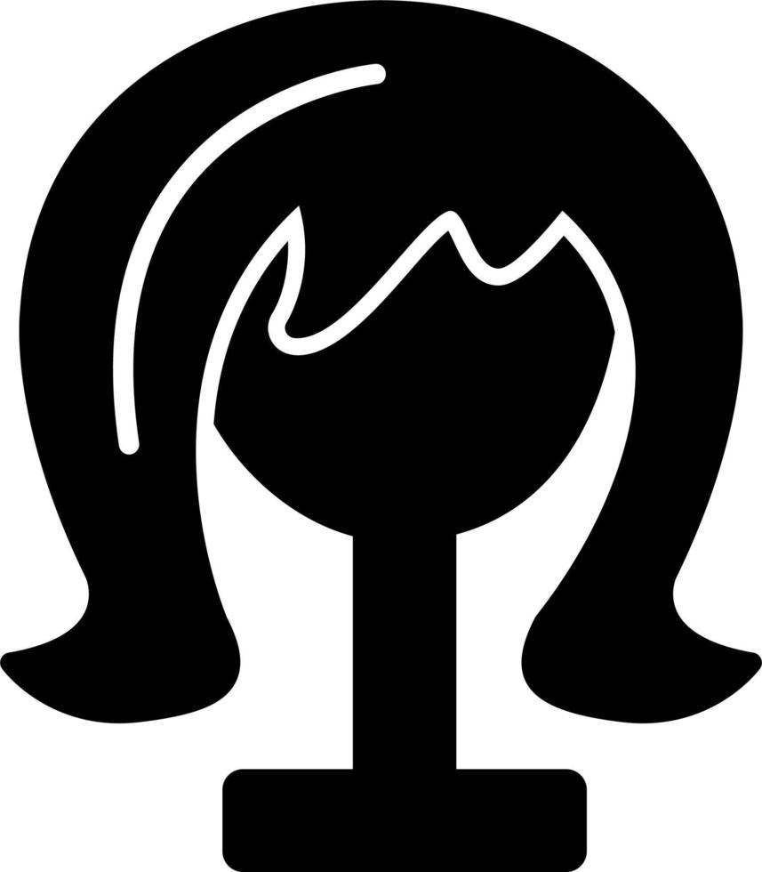 Wig Vector Icon