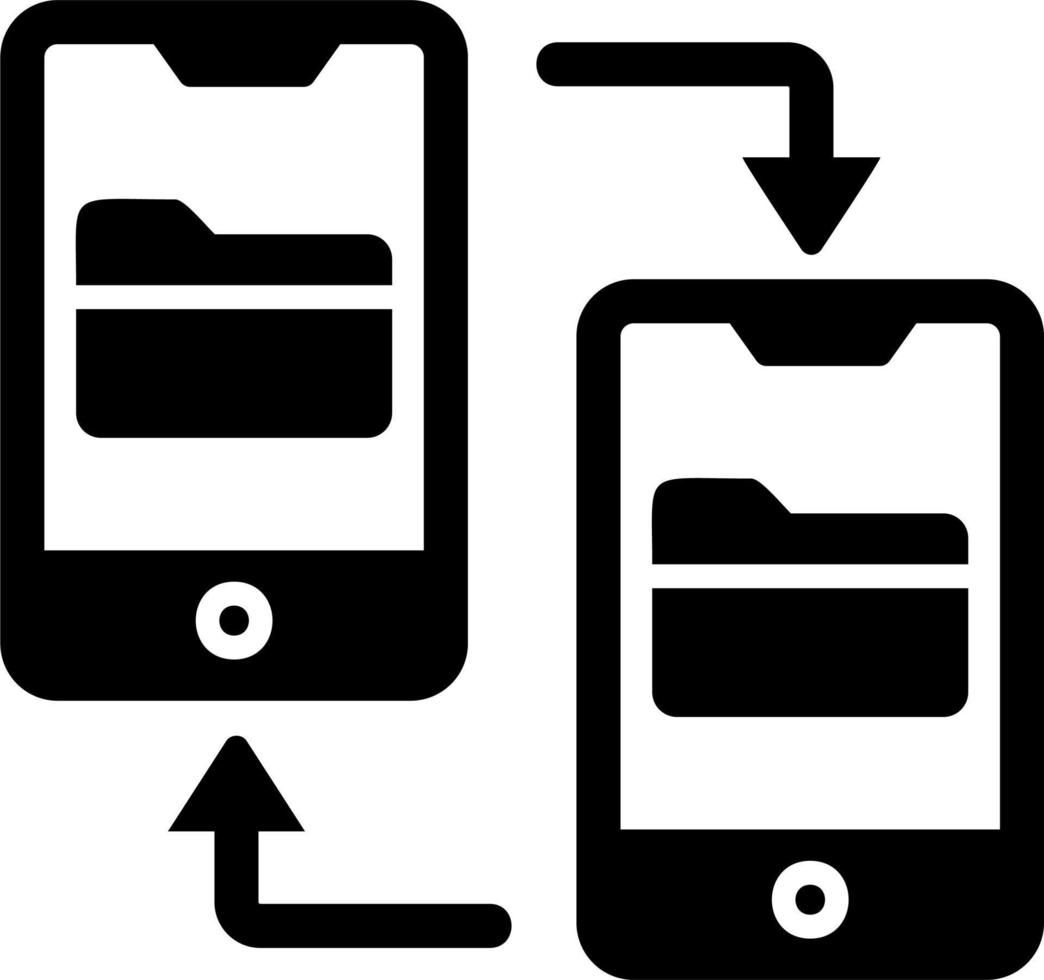 File Transfer Vector Icon