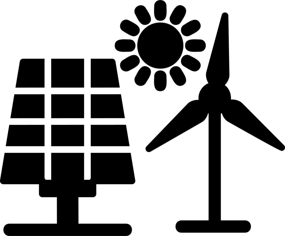 Renewable Energy Vector Icon