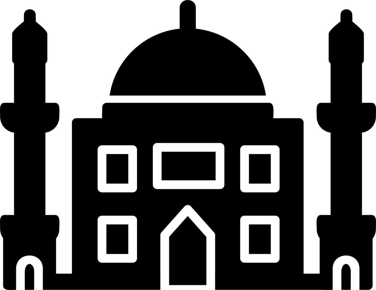 icono de vector de mezquita