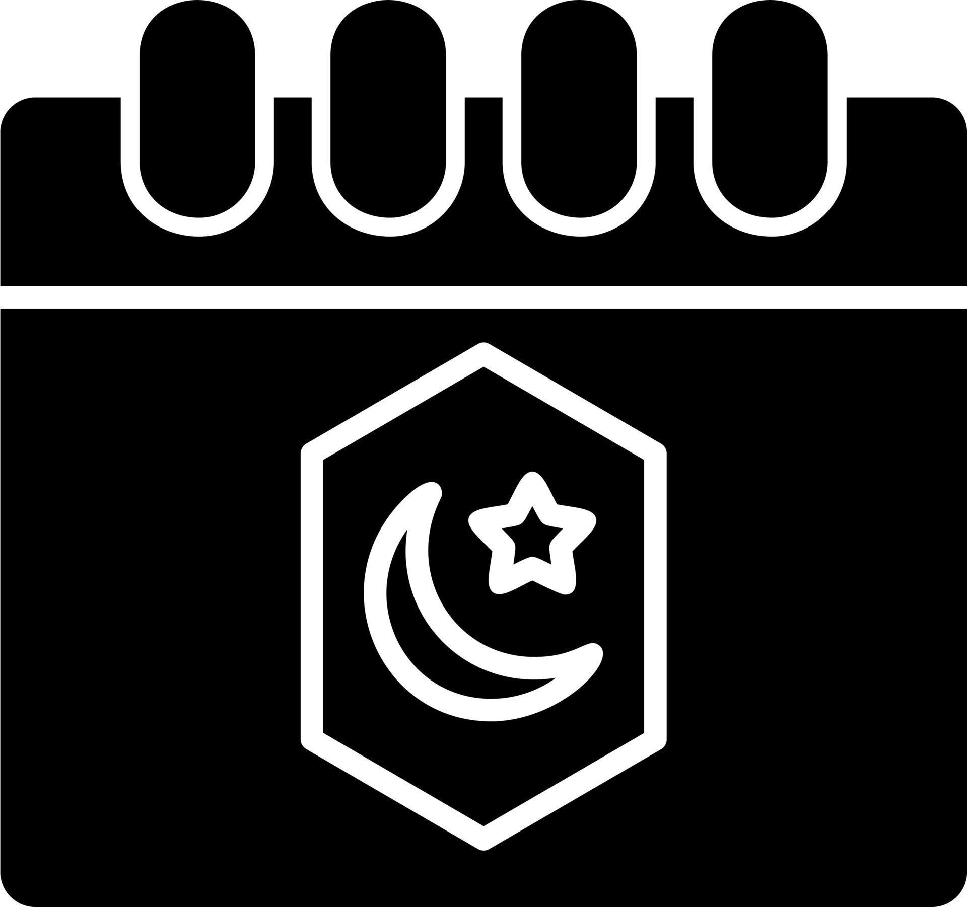 Ramadan Calendar Vector Icon 21066813 Vector Art at Vecteezy