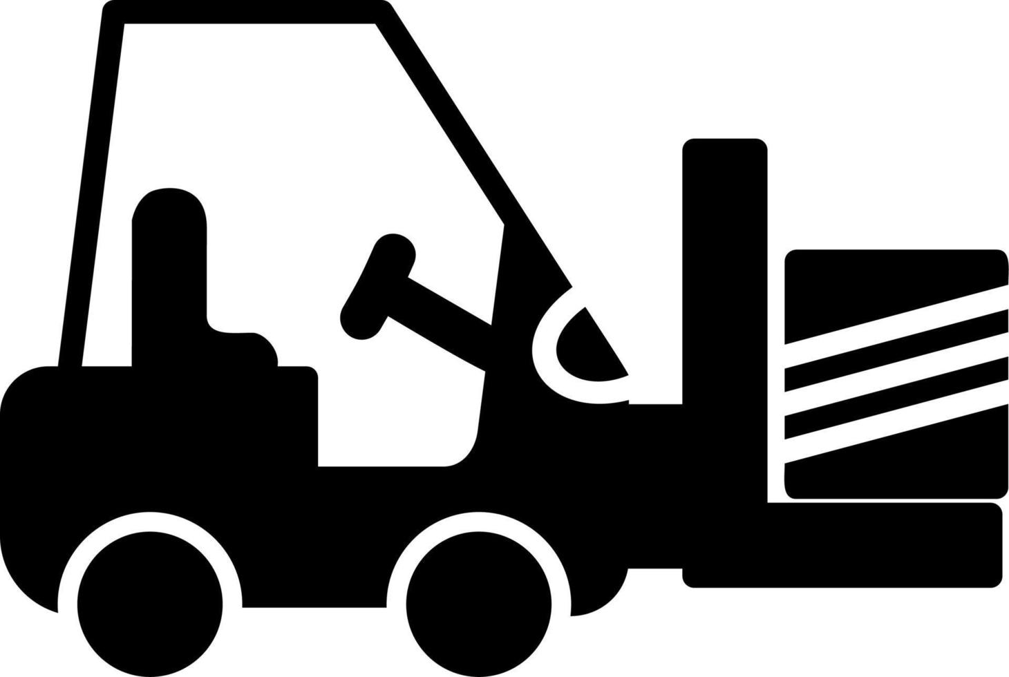 Forklift Vector Icon