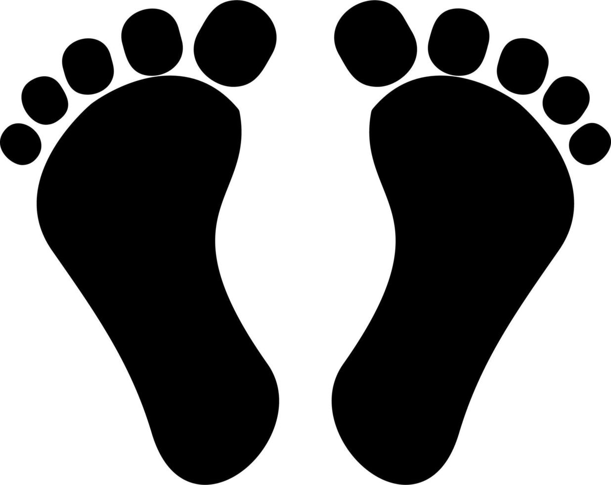 Digital Footprint Vector Icon