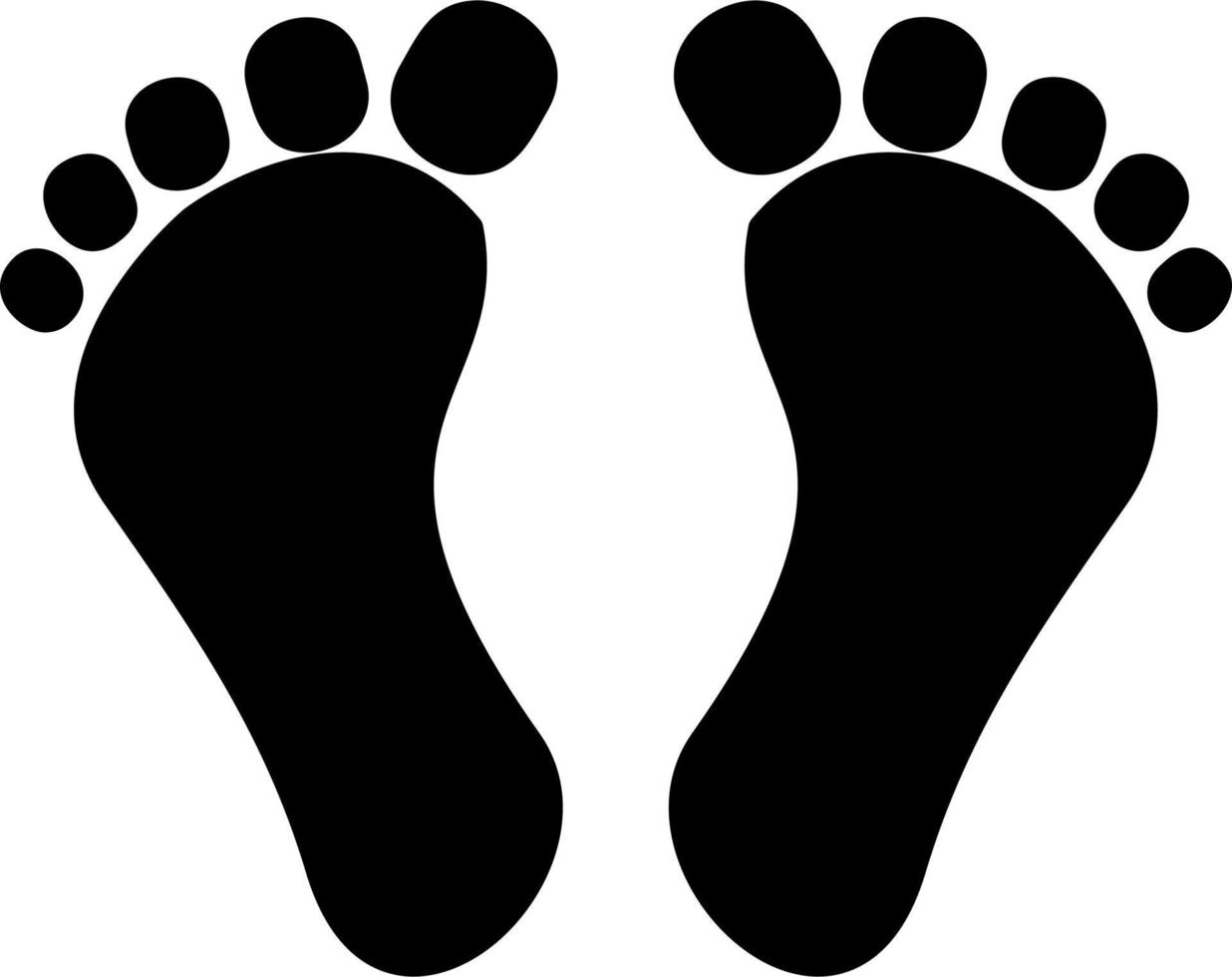 Digital Footprint Vector Icon