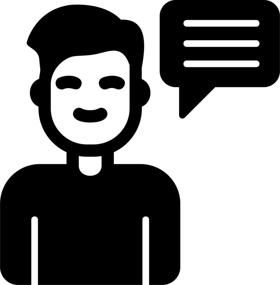 Talk Vector Icon