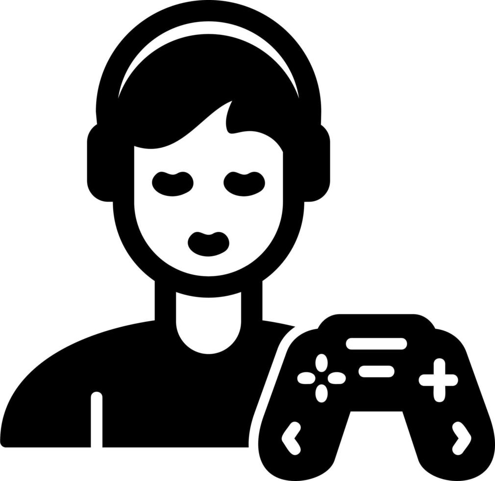 Gamer Vector Icon