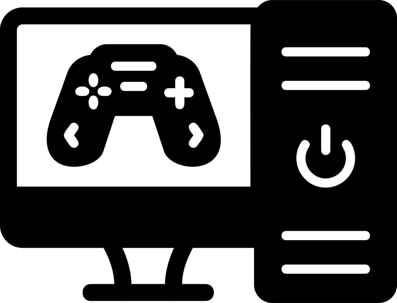 icono de vector de juego de computadora