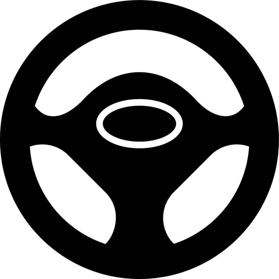 Steering Wheel Vector Icon