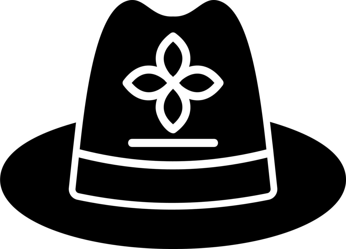 Dom sombrero vector icono