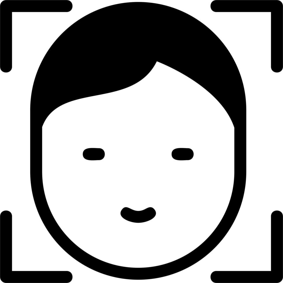 Face Id Vector Icon