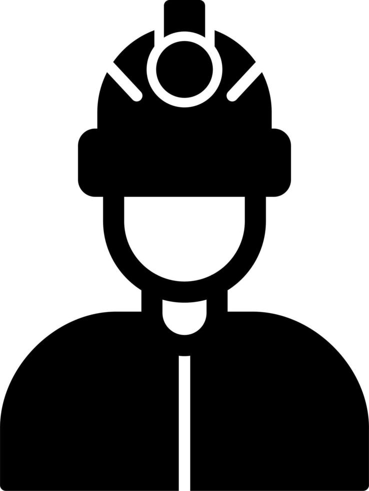 icono de vector de trabajador