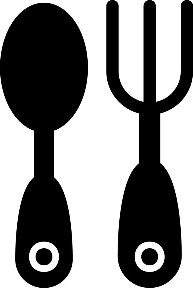 Baby Cutlery Vector Icon