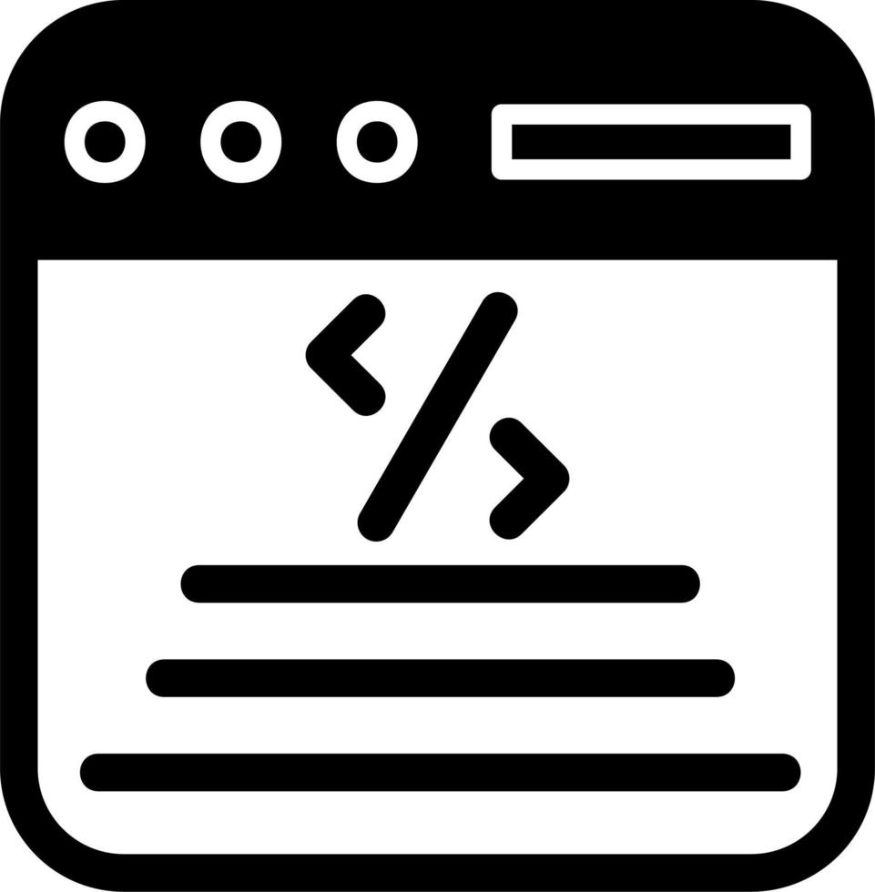 Coding Vector Icon