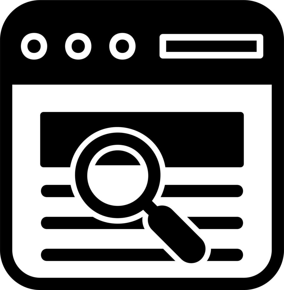 Research Vector Icon