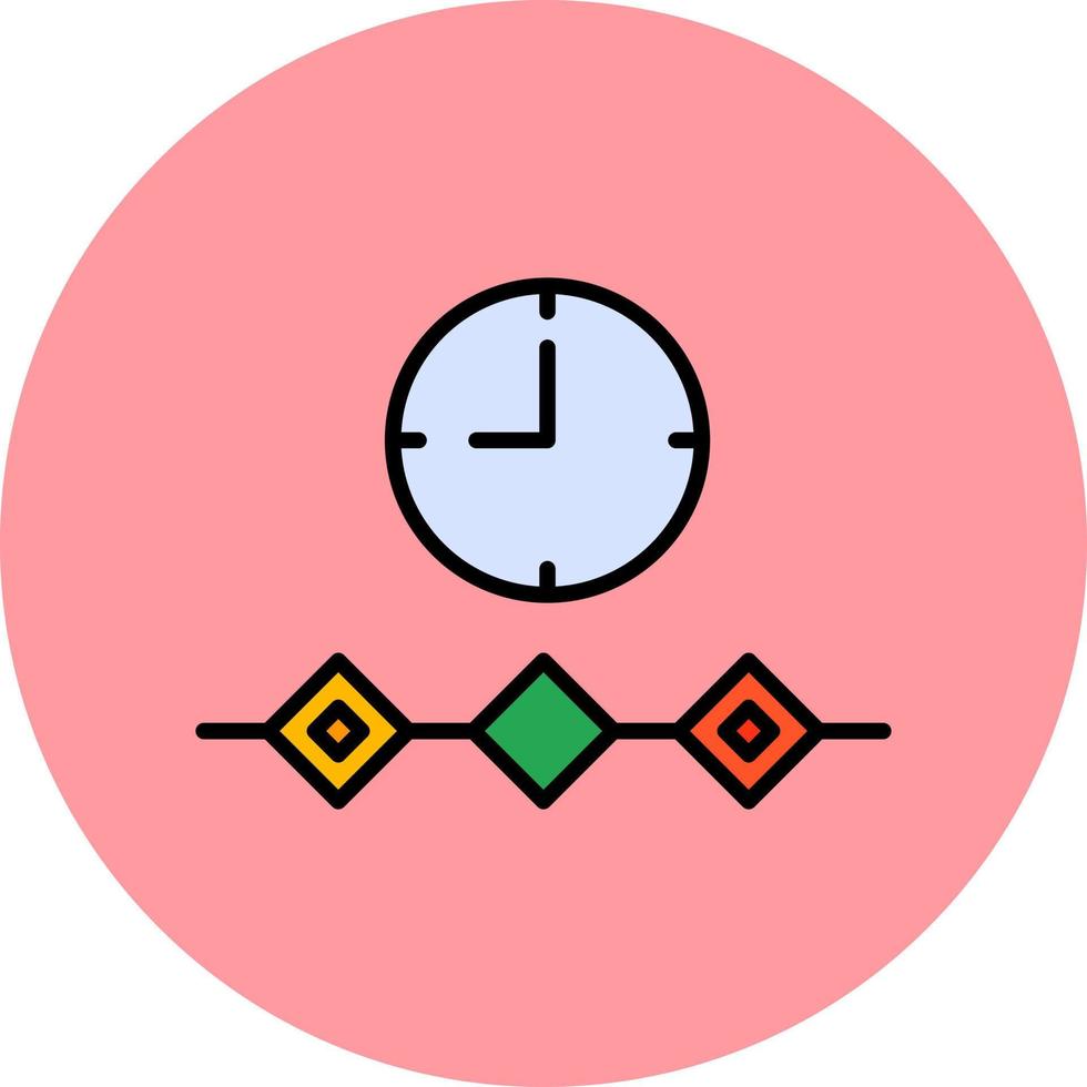 Timeline Vector Icon