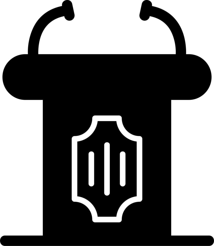 Tribune Vector Icon