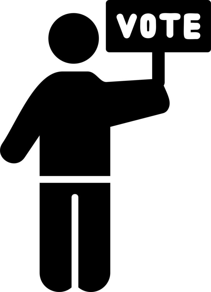 Voting campaign Vector Icon