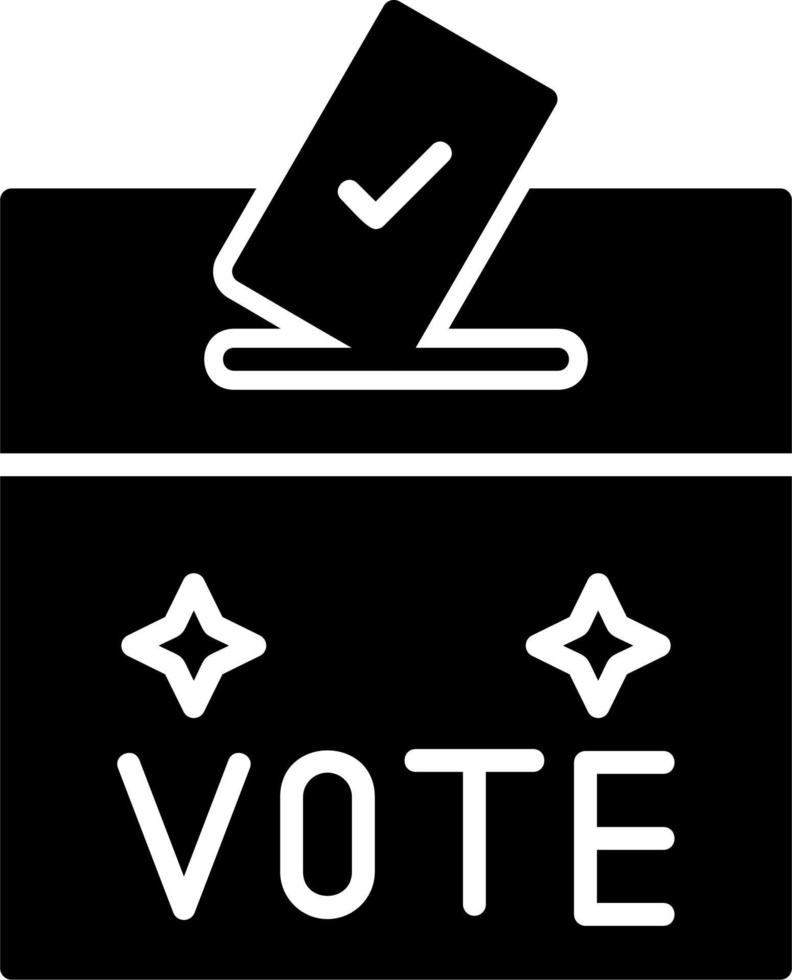 Voting Box Vector Icon