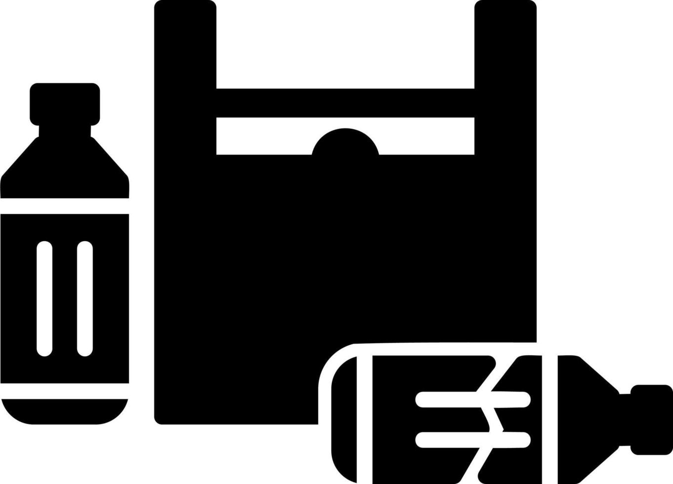 Broken Bottle Vector Icon
