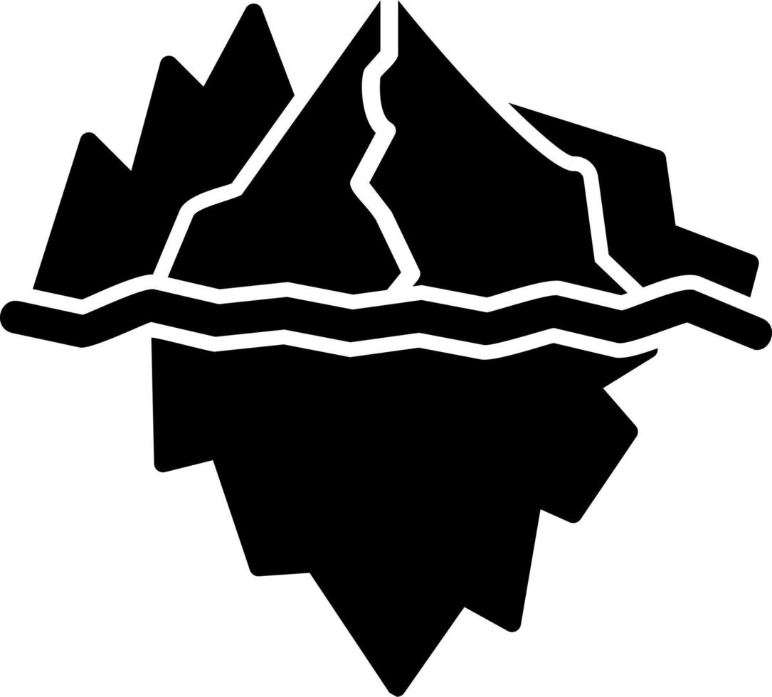 Iceberg Vector Icon