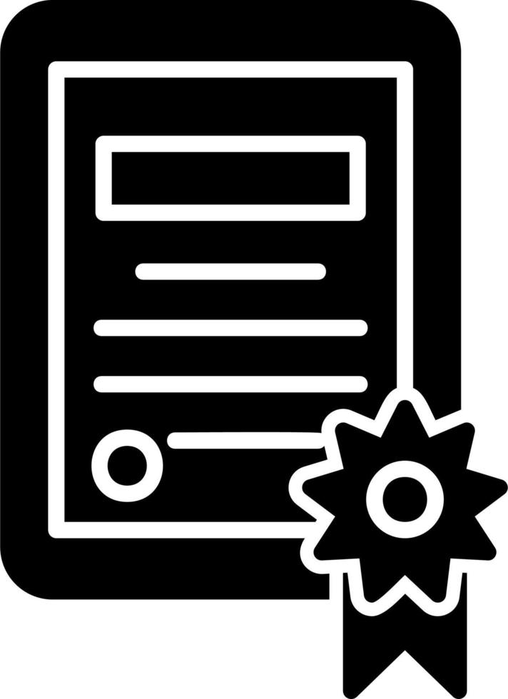 Certificate Vector Icon