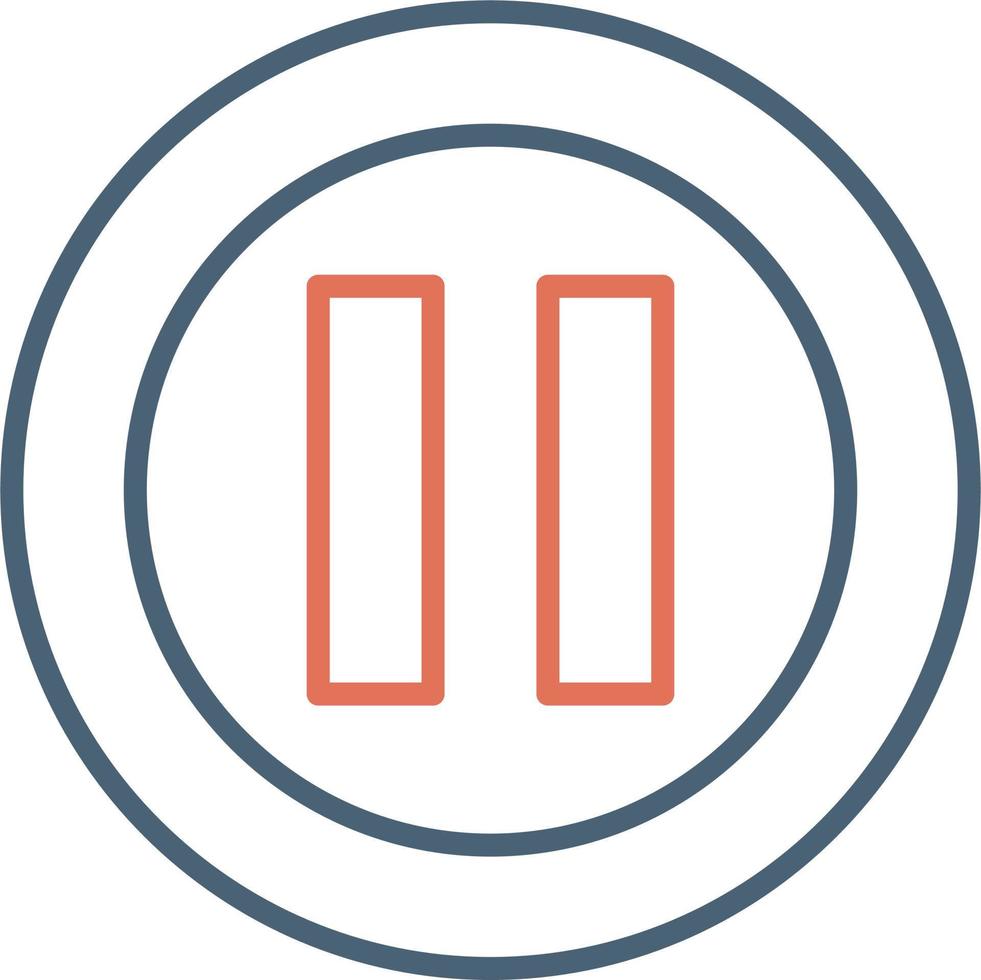 Pause Vector Icon