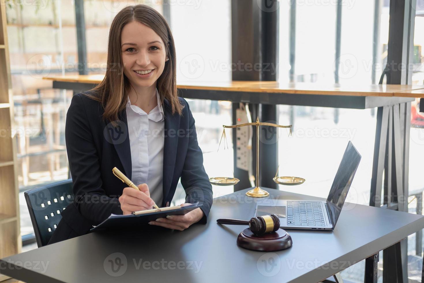 Law, Counsel, Agreement, Contract, Lawyer, Advising on litigation matters and signing contracts as a lawyer to receive home and land mortgage complaints from customers. concept lawyer photo