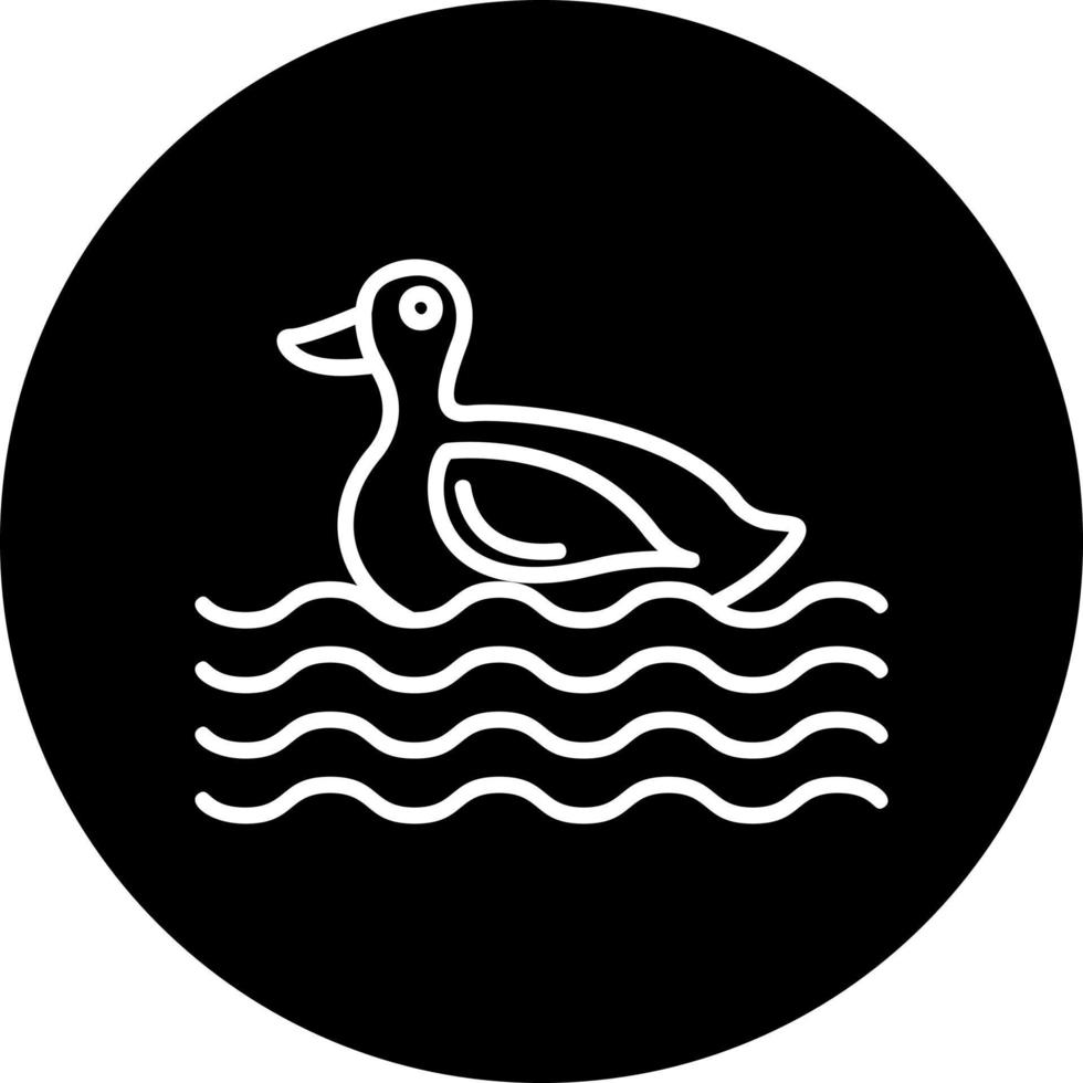 Pato vector icono