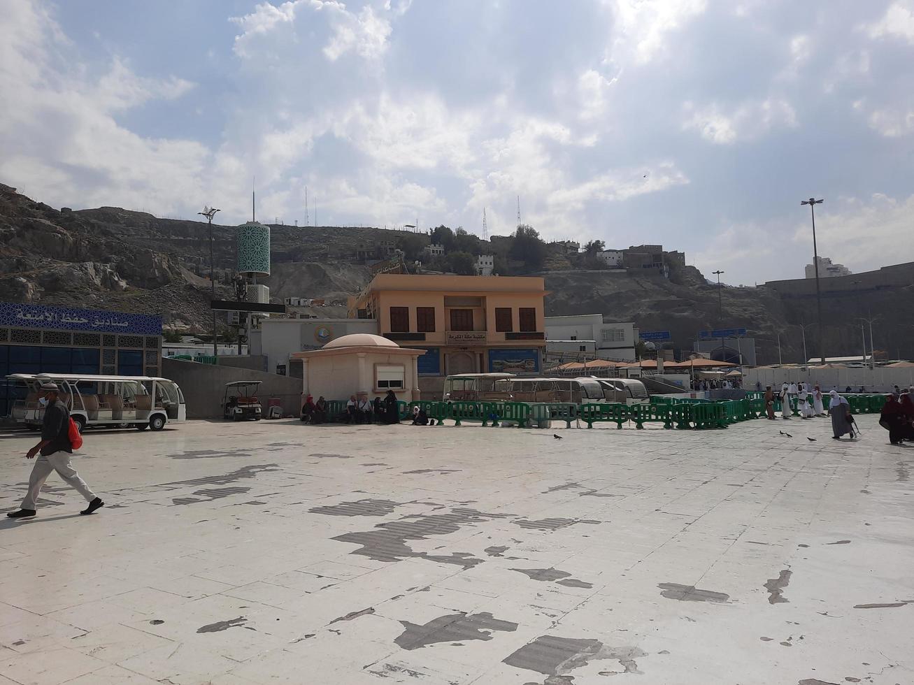 Mecca, Saudi Arabia, March 2023 - Beautiful view of Prophet Muhammed PBUH birth place in Mecca.  The Prophet Muhammed PBUH was born in Mecca. photo