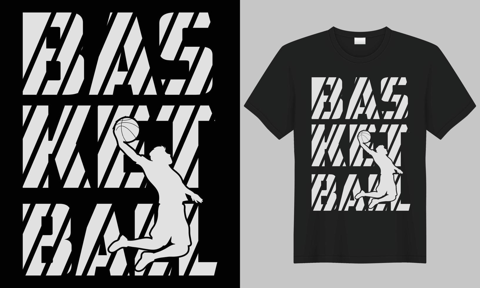 Basketball game typography vector t-shirt design