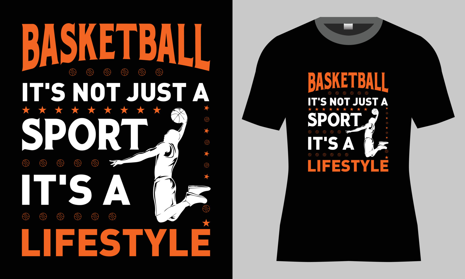 Basketball it's not just a sport it's a lifestyle, gaming vector