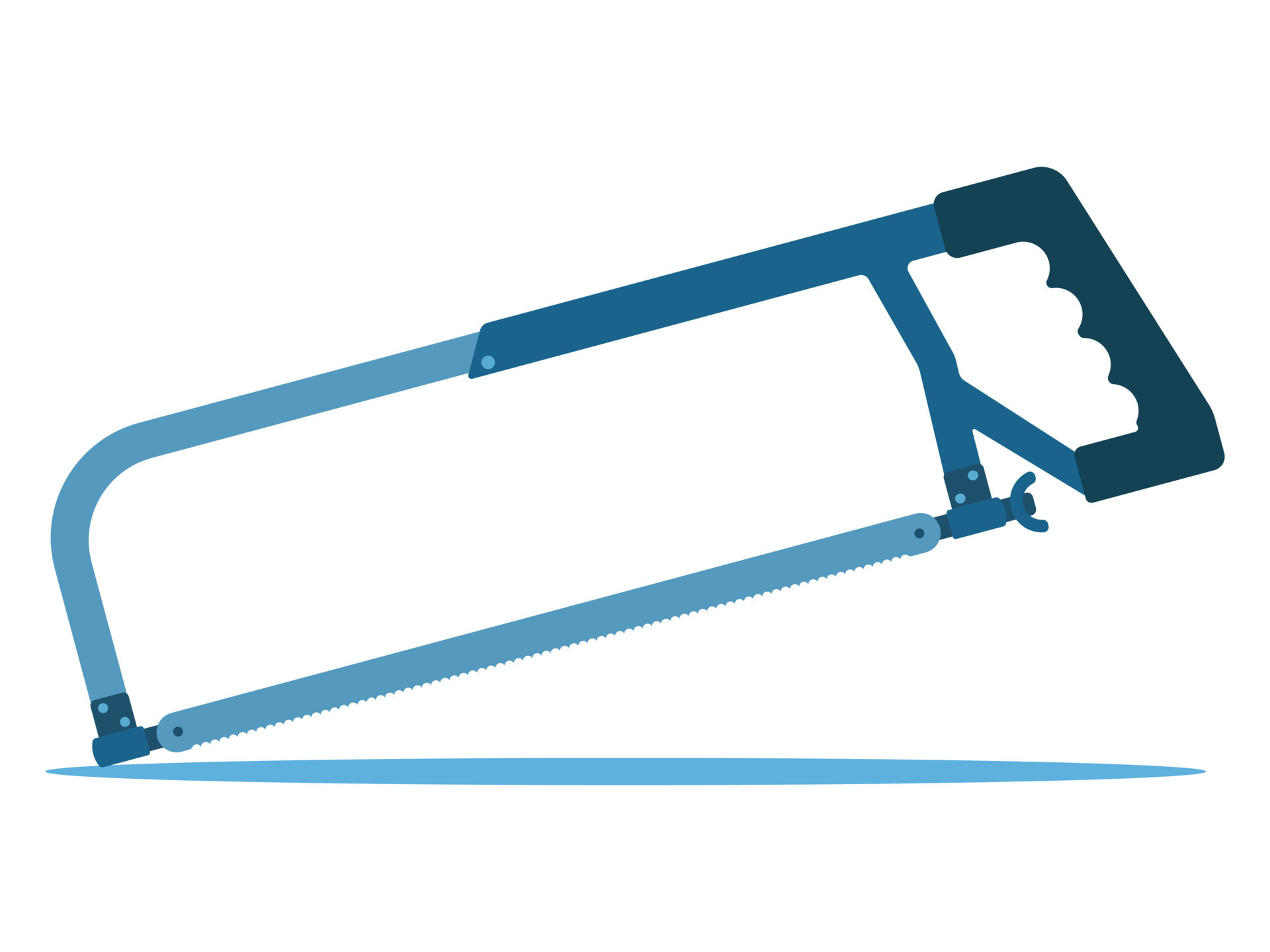 vector illustration of hacksaw for industry equipment 21069461 Vector Art at Vecteezy