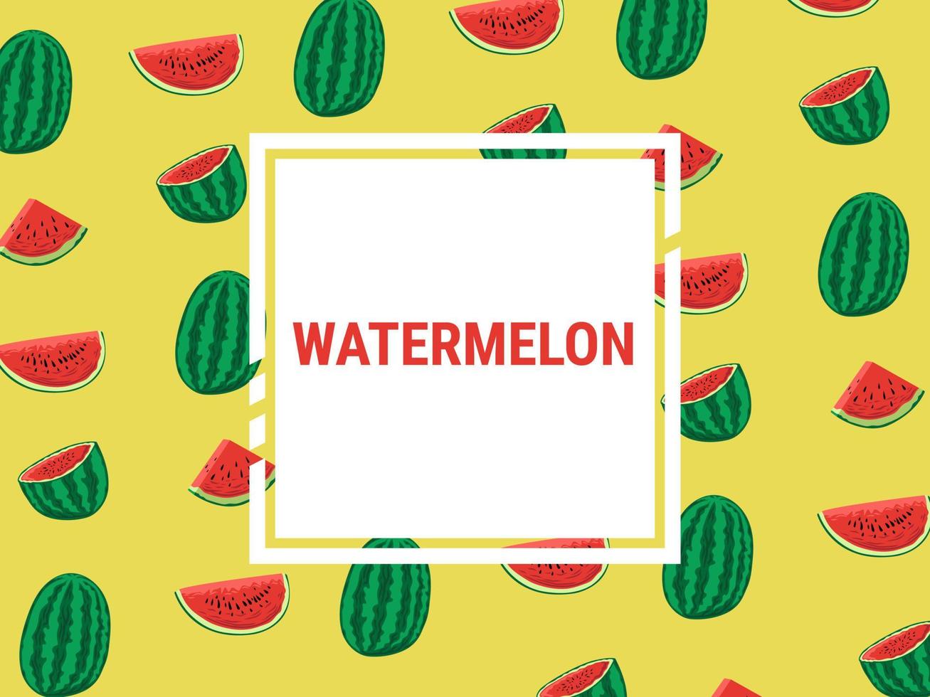 fresh watermelon fruit vector, whole watermelon, watermelon vector slices for pattern background