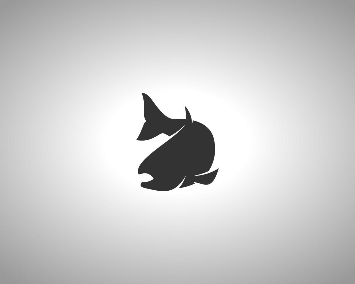 Salmon Vector Silhouette