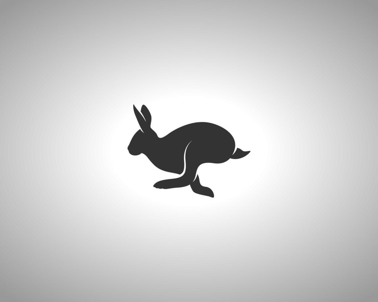 Rabbit Vector Silhouette