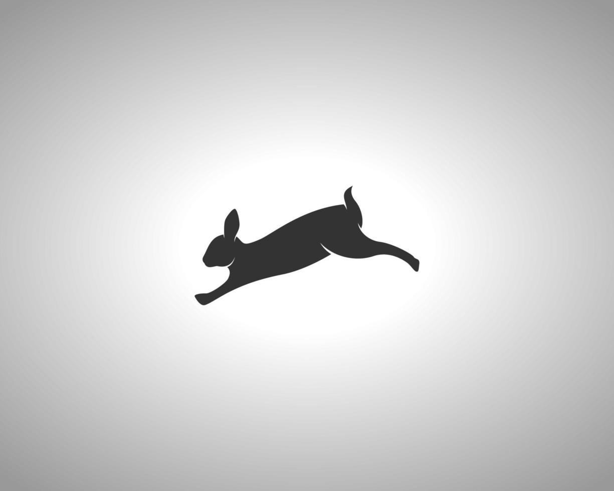 Rabbit Vector Silhouette