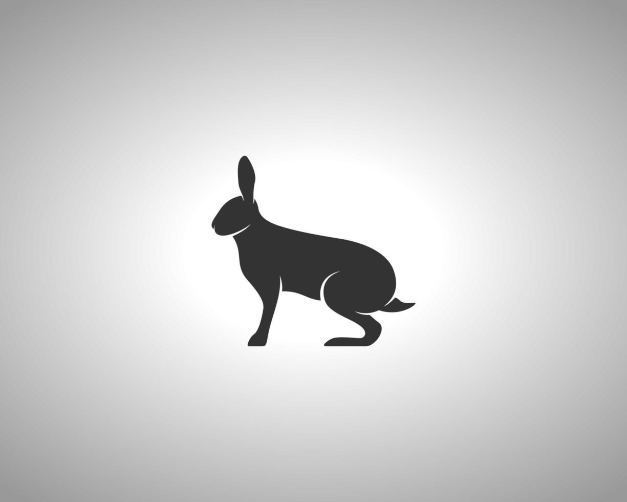 Rabbit Vector Silhouette