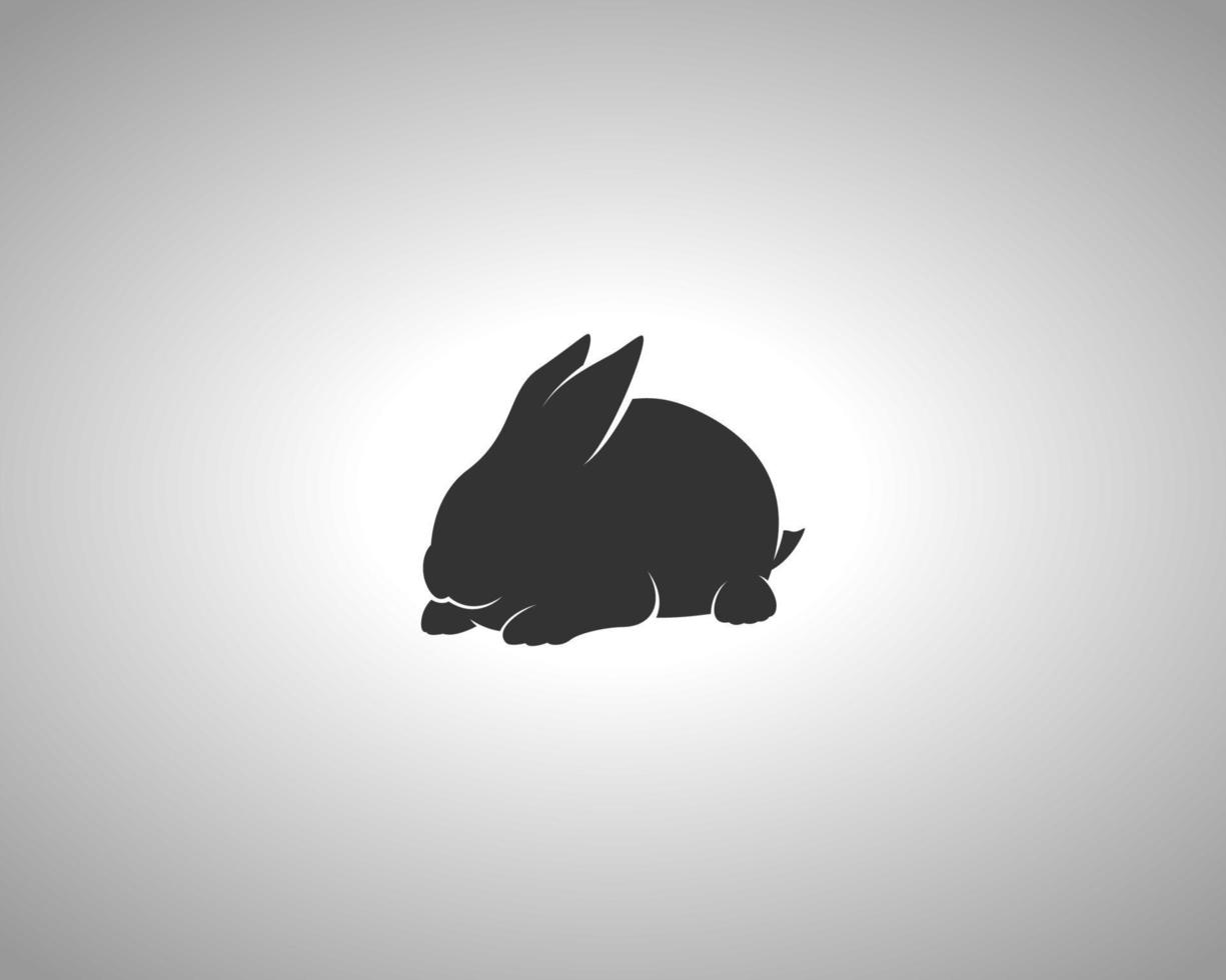 Rabbit Vector Silhouette
