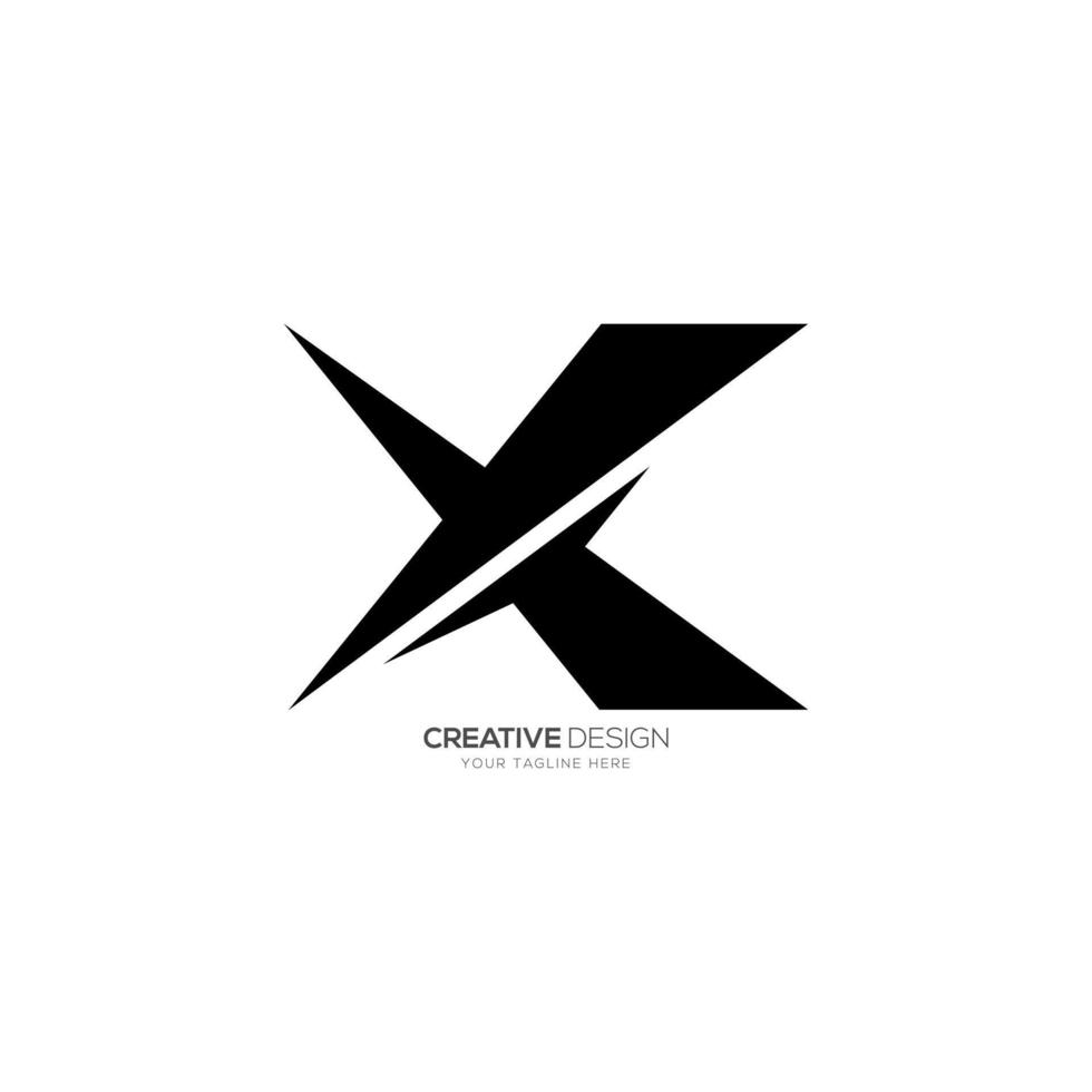 Y X letter branding unique logo concept vector