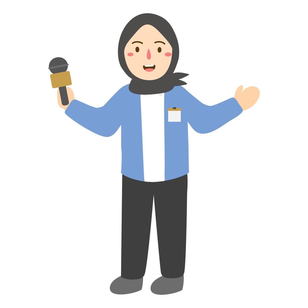 journalist day illustration design vector