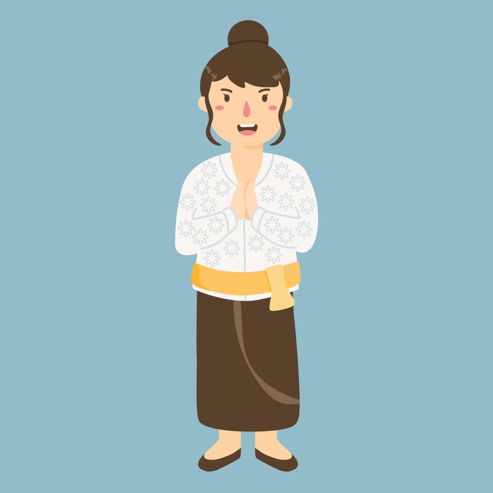 illustration of nyepi day day of silence balinese vector