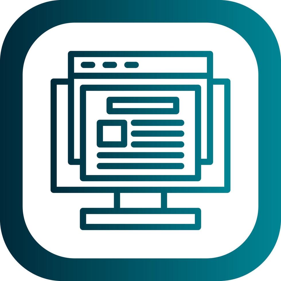 Blogging Vector Icon Design