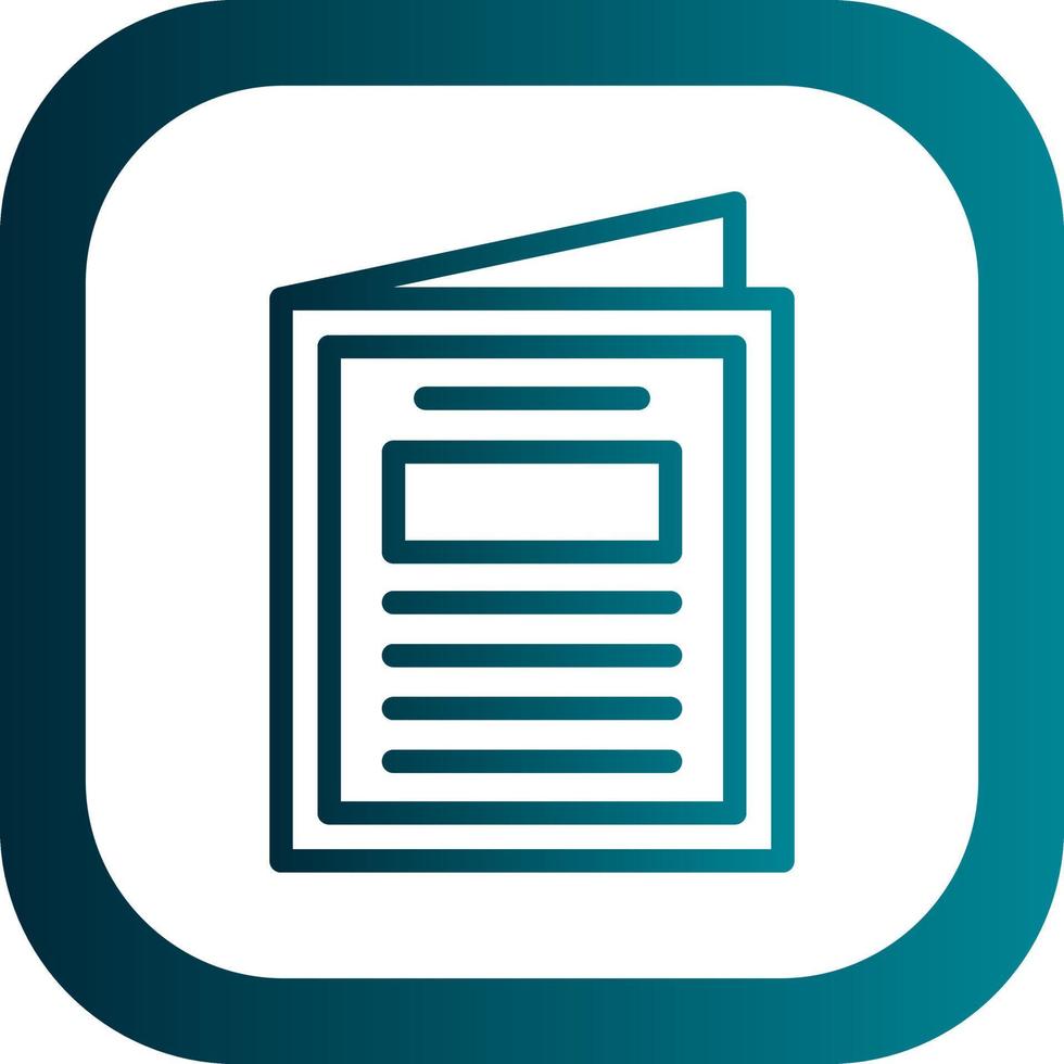 Magazine Vector Icon Design
