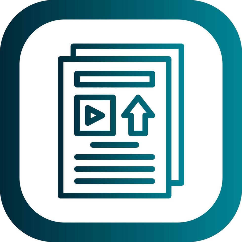 Content Vector Icon Design